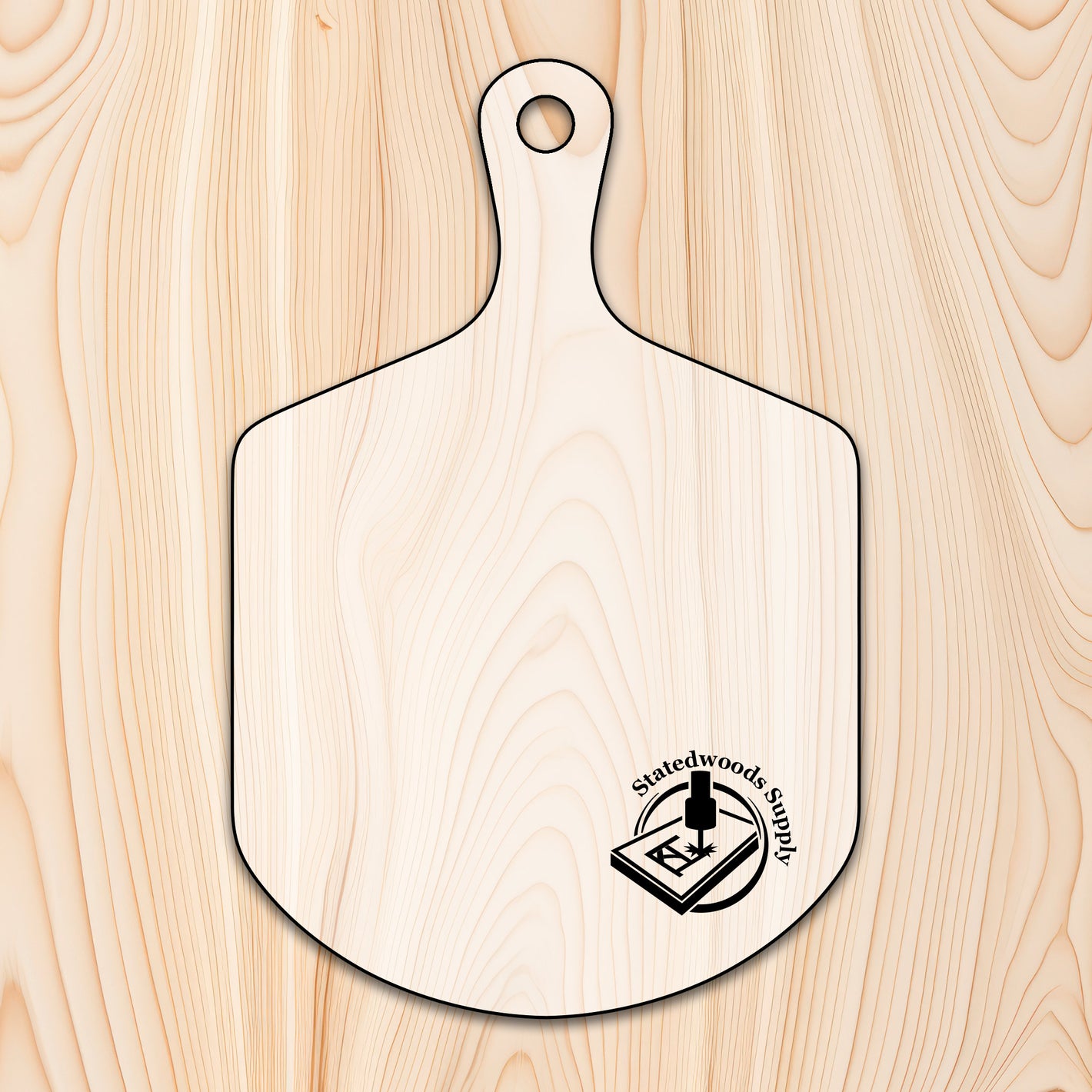 pizza peel cutting board acrylic template router