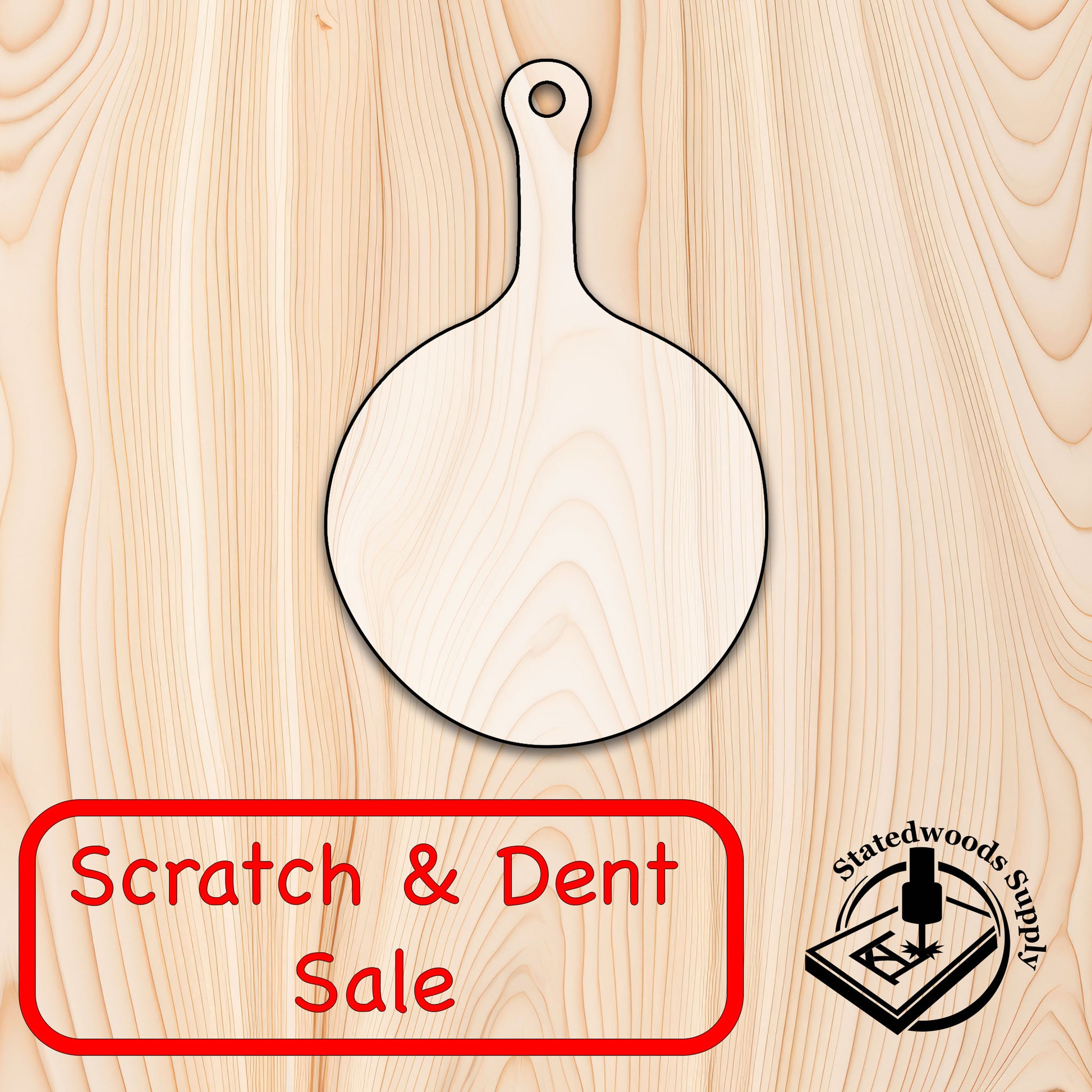 scratch and dent  sale acrylic cutting board template router