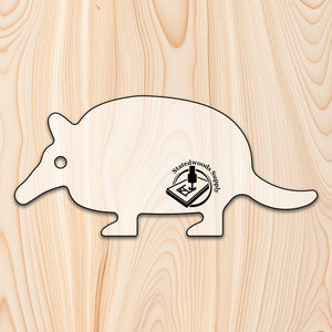 armadillo cutting board acrylic router template