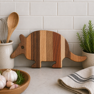 Armadillo Cutting Board or Charcuterie Board Acrylic Router Template