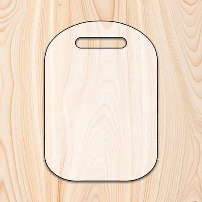 Modern Rounded Cutting Board or Charcuterie Board Router Template