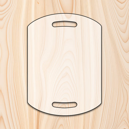 Double Handle rounded Edge Cutting Board or Charcuterie Board Router Template