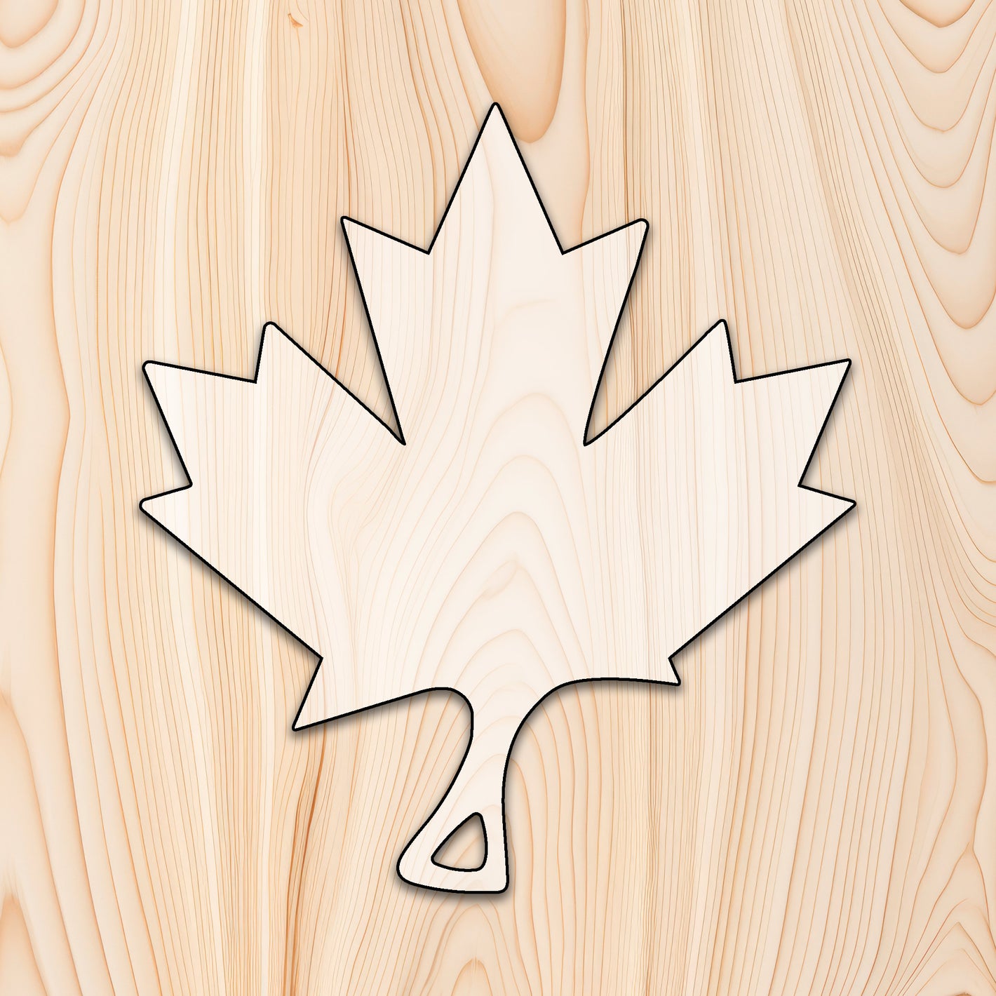 Maple Leaf Cutting Board or Charcuterie Board Router Template