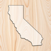 California State Acrylic Craft Cutout
