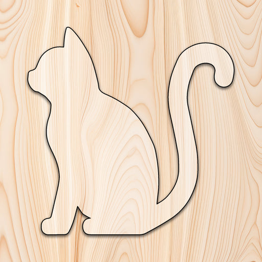 Cat Animal Acrylic Craft Cutout