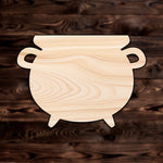 Cauldron Plywood Craft Cutout , a Intricate laser-cut craft cutout made of high quality birch plywood, featuring detailed designs and clean edges, perfect for home decor or DIY projects.

