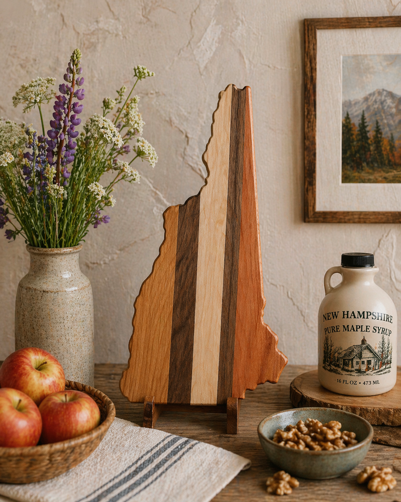 New Hampshire Cutting Board or Charcuterie Board Acrylic Router Template