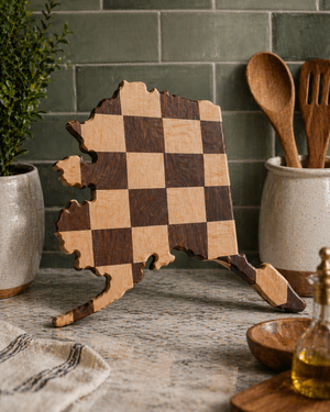 Alaska Cutting Board or Charcuterie Board Acrylic Router Template