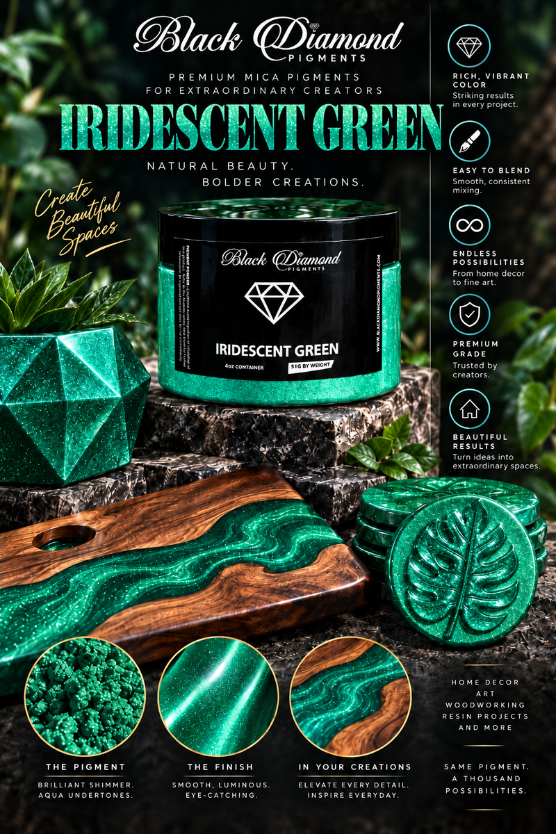 "IRIDESCENT GREEN"