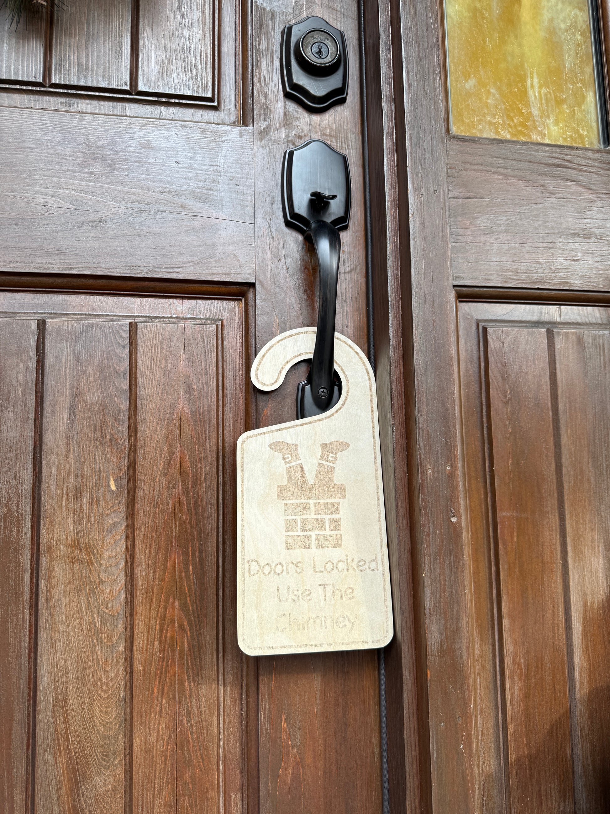 These are customizable door hangers for kids to put on the outside of the house for Santa or even for just decorations. Having the ability to do either full engraves or just score lines, allows you to have a finished product off the laser, or the ability for kids to color or paint them