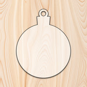 Christmas Round Ornament Acrylic Craft Cutout