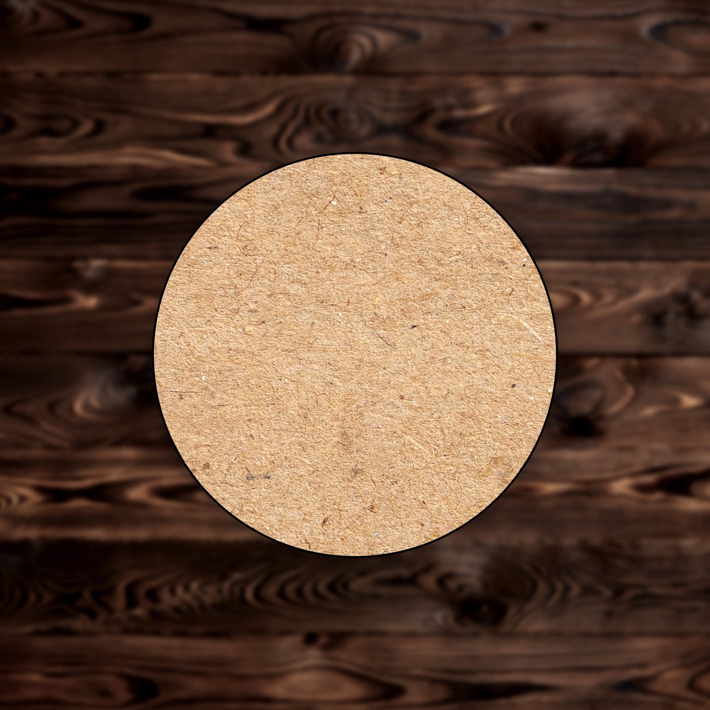 Circle Blank MDF Craft Cutout - 1/8" or 1/4" MDF