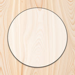 Circle Blank Acrylic Craft Cutout- 1/4" acrylic Acrylic Craft Cutout - Transparent laser-cut acrylic craft cutout designed as a router template, featuring precise shapes and durable construction for various crafting projects.
		
 