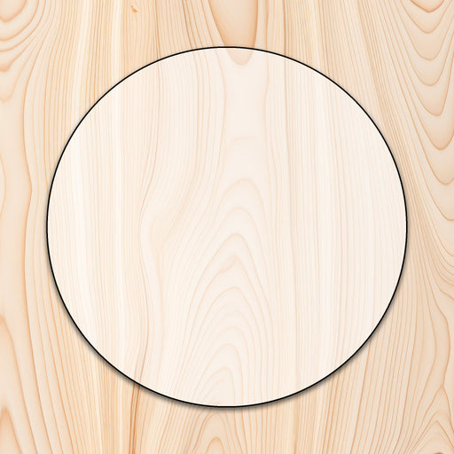 Circle Blank Acrylic Craft Cutout- 1/4" acrylic