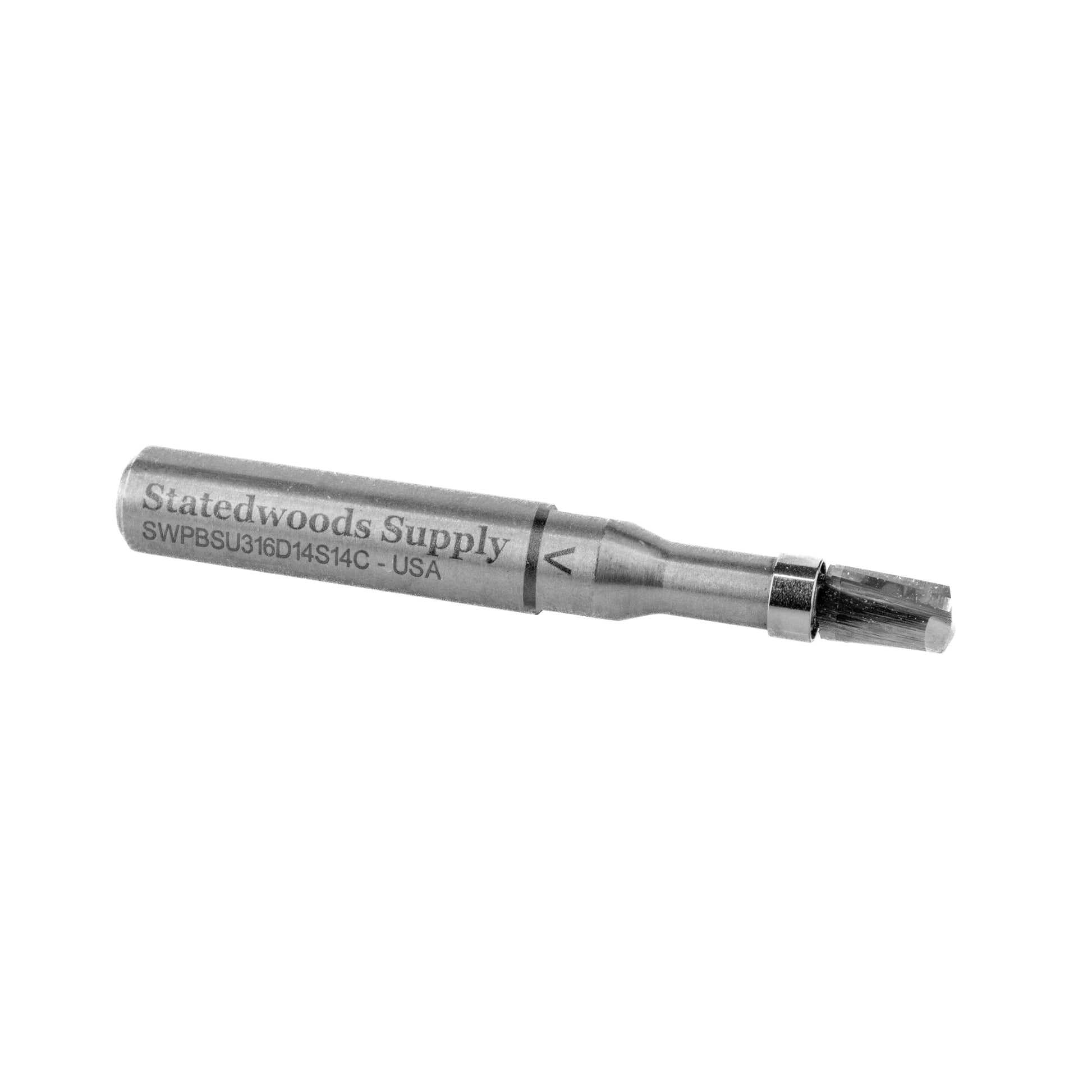 CleanLine Pro 3/16" Up-Cut Carbide Micro Bearing Pattern Router Bit