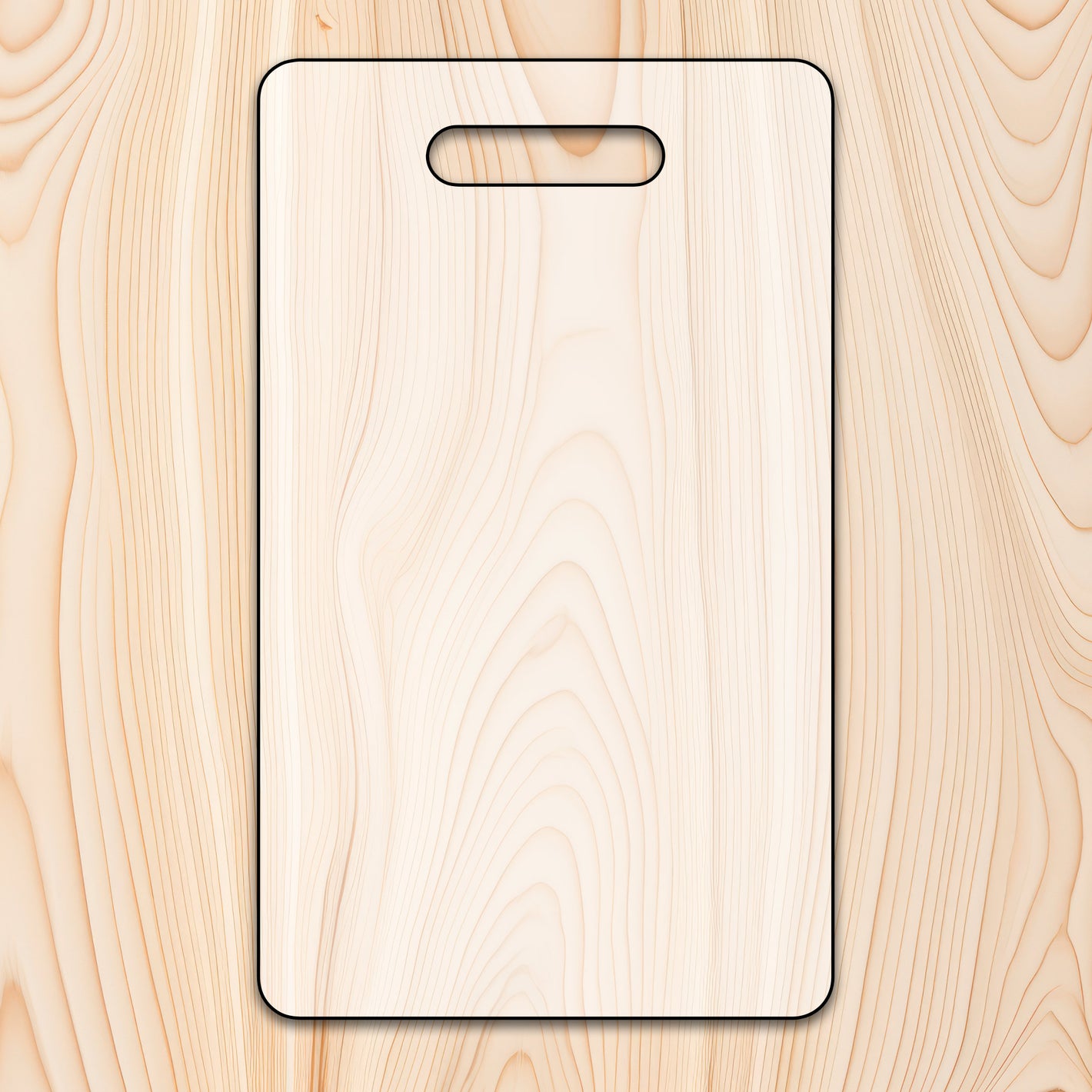 Clipboard Style Cutting Board or Charcuterie Board Router Template  for woodworking, perfect for shaping custom sized cutting boards, charcuterie boards, and custom projects.