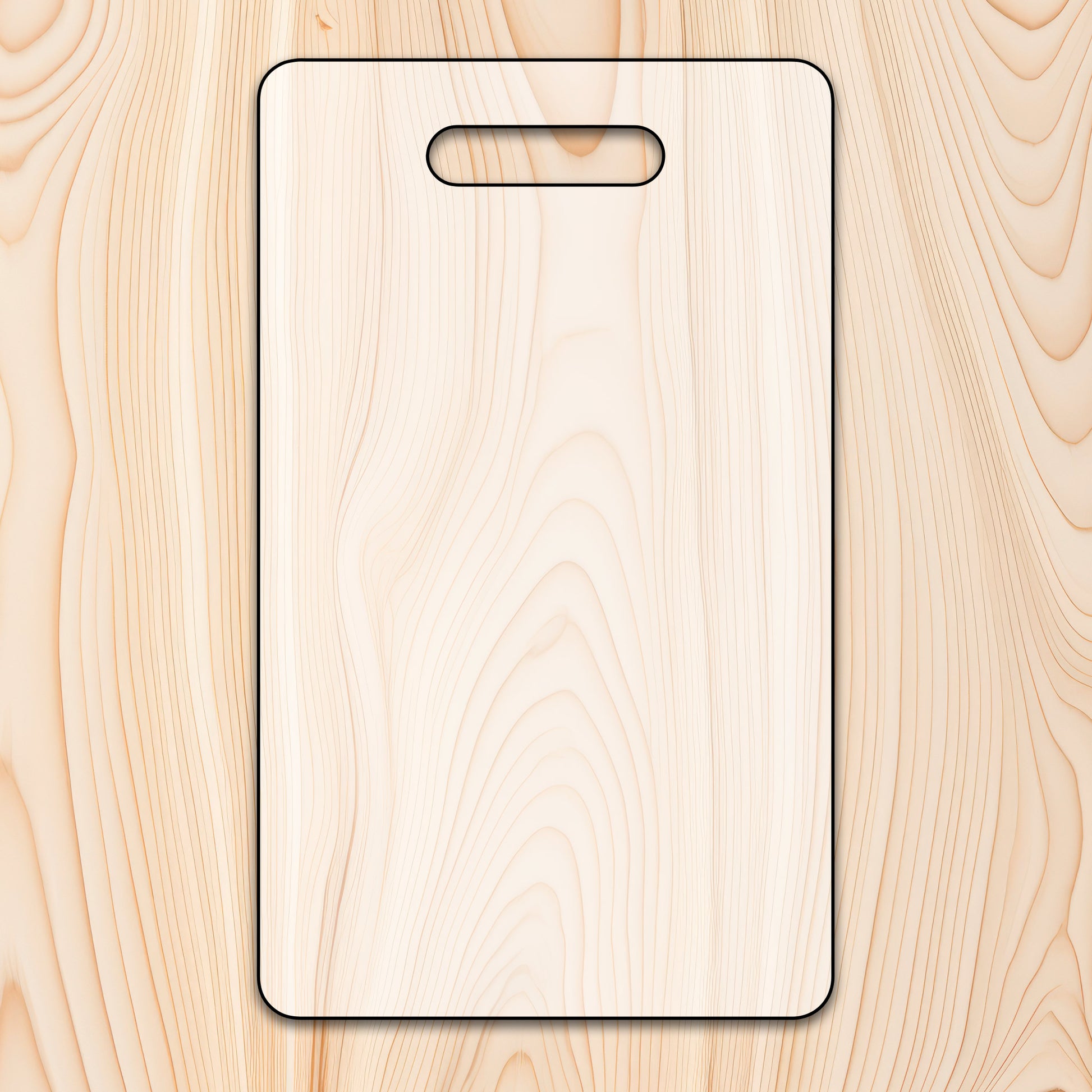 Clipboard Style Cutting Board or Charcuterie Board Router Template  for woodworking, perfect for shaping custom sized cutting boards, charcuterie boards, and custom projects.