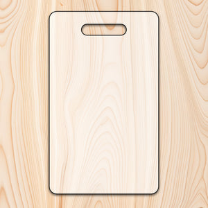Clipboard Style Cutting Board or Charcuterie Board Router Template  for woodworking, perfect for shaping custom sized cutting boards, charcuterie boards, and custom projects.