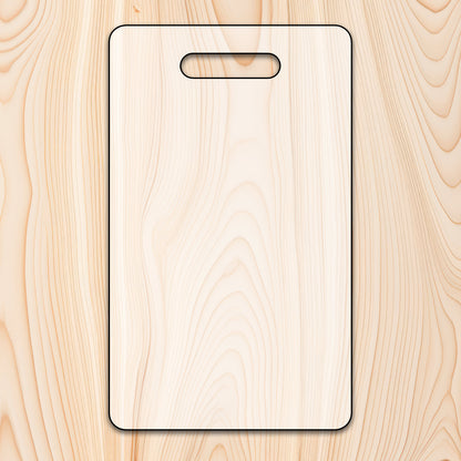 Clipboard Style Cutting Board or Charcuterie Board Router Template  for woodworking, perfect for shaping custom sized cutting boards, charcuterie boards, and custom projects.