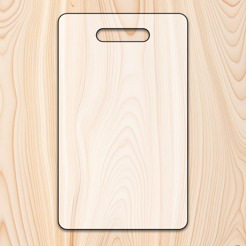 Clipboard Style Cutting Board or Charcuterie Board Acrylic Router Template