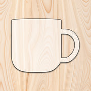 Coffee Cup Mug Acrylic Craft Cutout