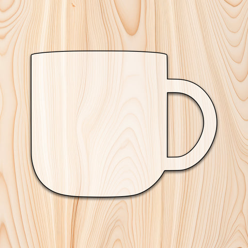 Coffee Cup Mug Acrylic Craft Cutout