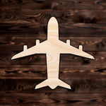 Commercial Airplane Plywood Craft Cutout , a Intricate laser-cut craft cutout made of high quality birch plywood, featuring detailed designs and clean edges, perfect for home decor or DIY projects.
