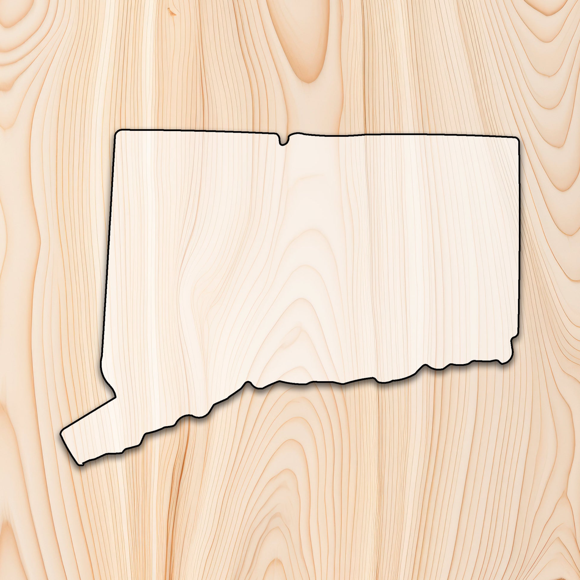 Connecticut Cutting Board or Charcuterie Board Acrylic Router Template