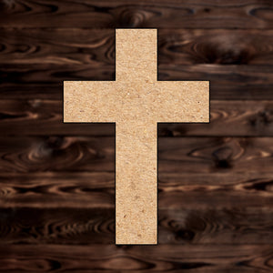 Cross MDF Craft Cutout