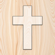 Cross Acrylic Craft Cutout