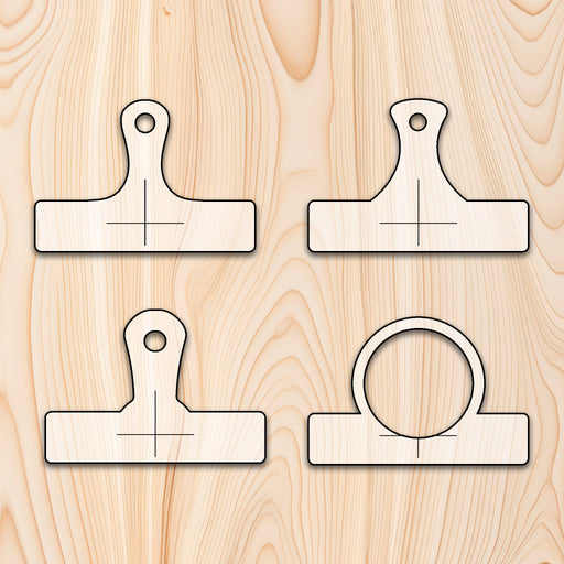 Cutting/ Charcuterie Board Handle Acrylic Router Template Kit # 1 (4 Templates)