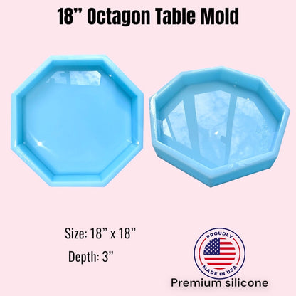 18" octagon table mold