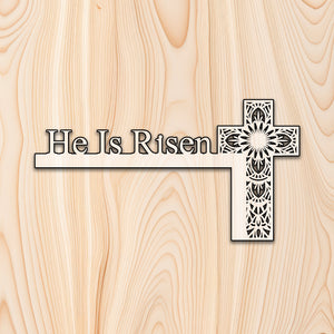 "He is Risen" Door Corner