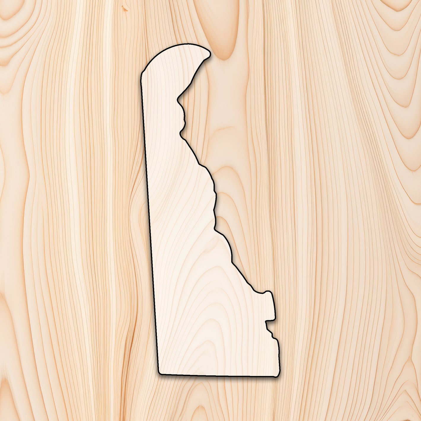 Delaware Cutting Board or Charcuterie Board Acrylic Router Template
Create bold, eye-catching Delaware-shaped cutting boards and charcuterie boards with precision and repeatability using our Delaware Acrylic Router Template. Whether you're making products to sell or crafting custom gifts, this template gives you the control and consistency needed for professional results.