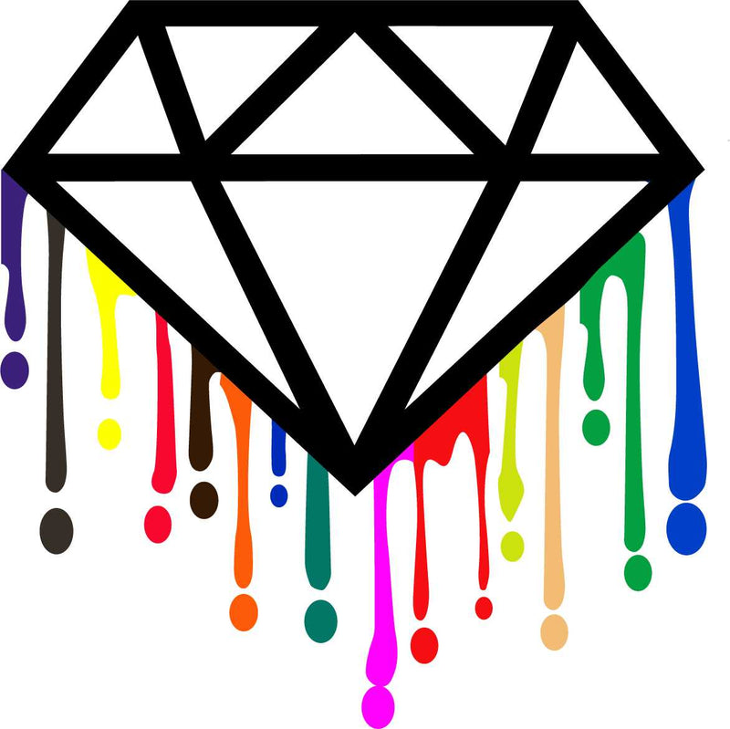 "MICA PIGMENT BOX 1" (7 VARIETY PACKS) 70-5g packs TOTAL including GHOST pigments (Epoxy,Slime,Resin,Soap) Black Diamond Pigments®