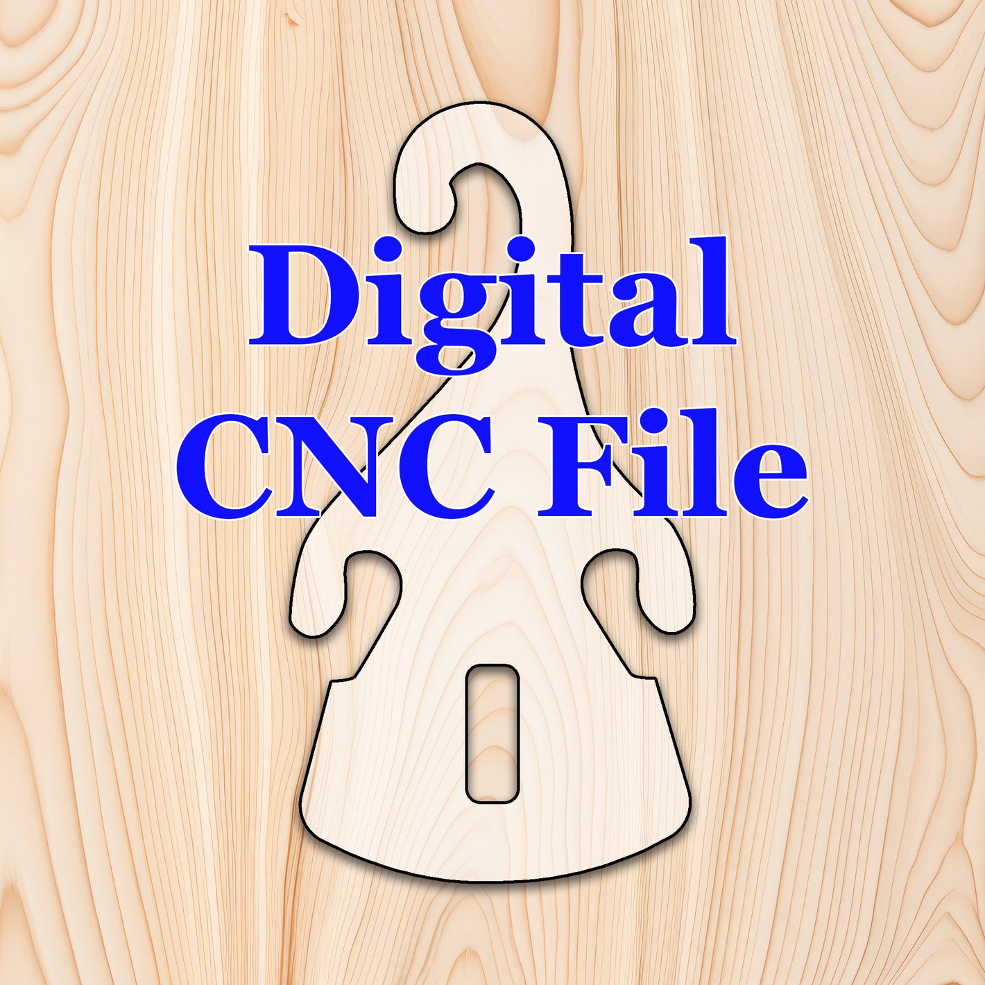 digital file for Stackable Flower Pot Hanger Template (2 hooks)