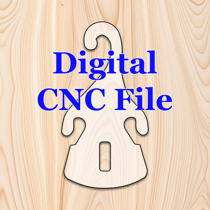 digital file for Stackable Flower Pot Hanger Template (2 hooks)