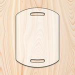 Double Handle rounded Edge Cutting Board or Charcuterie Board Router Template  for woodworking, perfect for shaping custom sized cutting boards, charcuterie boards, and custom projects.