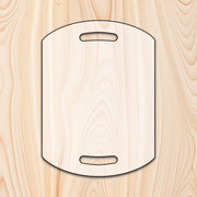 Double Handle Rounded Edge Cutting Board or Charcuterie Acrylic Board Router Template