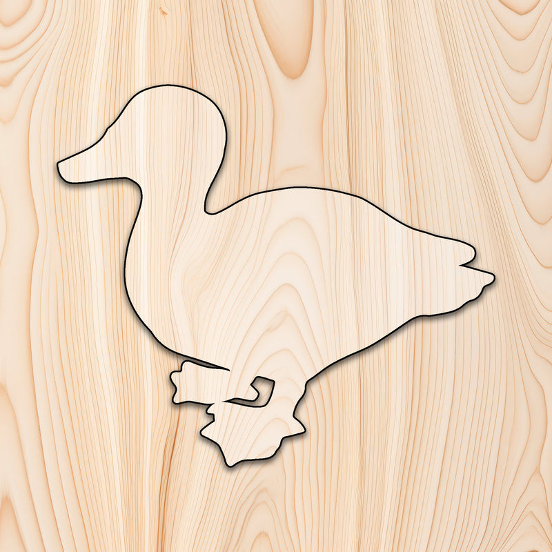 Duck Animal Acrylic Craft Cutout