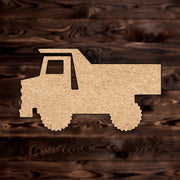 Dump Truck MDF Craft Cutout