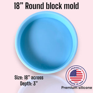 18" round block mold