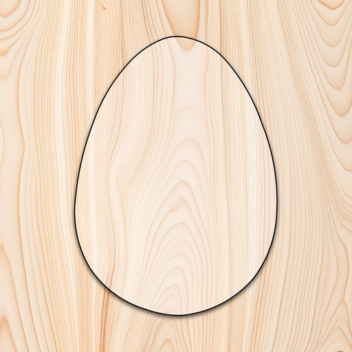 Egg Shape Acrylic Craft Cutout