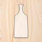 Elegant Edge Cutting Board or Charcuterie Board Router Template for woodworking, perfect for shaping custom sized cutting boards, charcuterie boards, and custom projects.