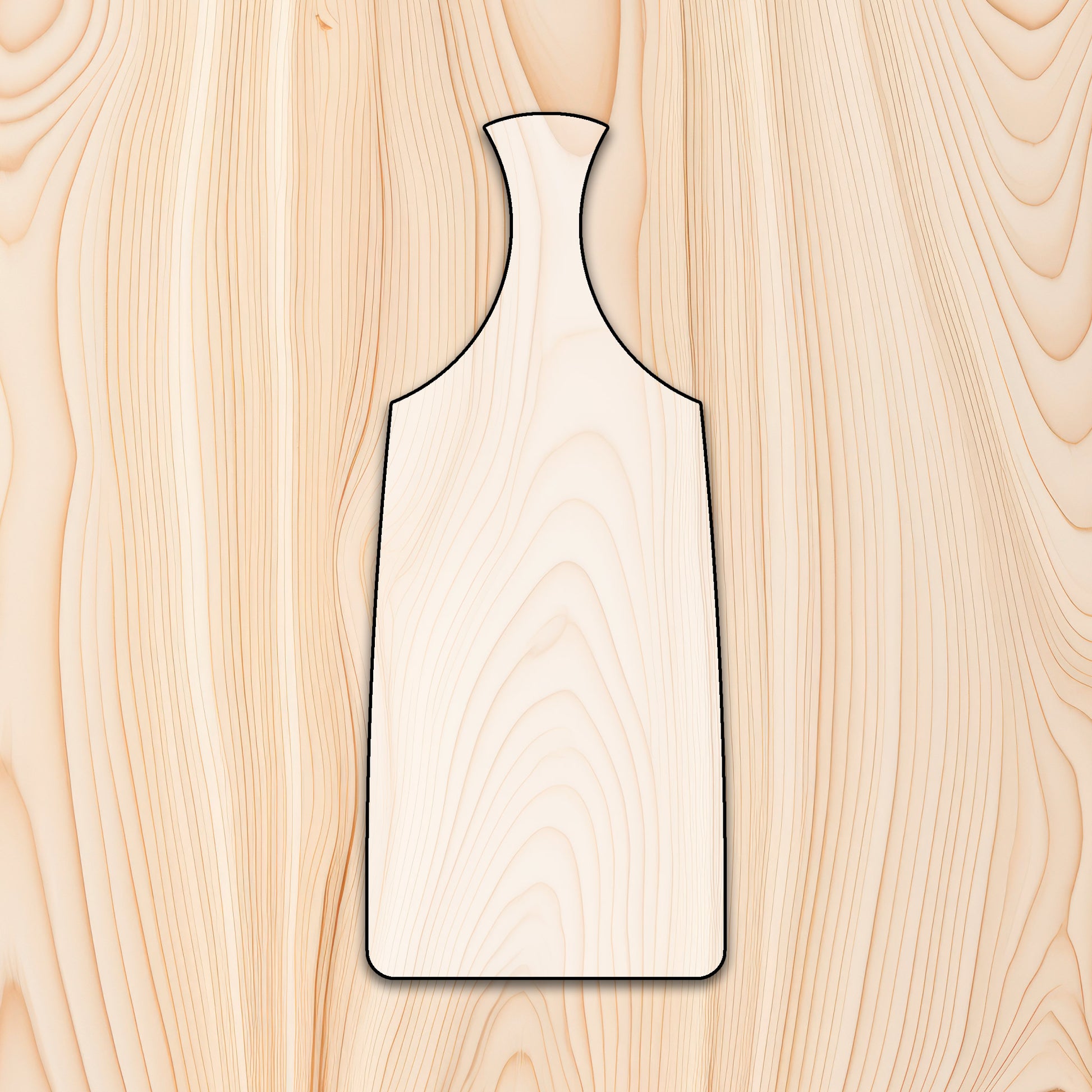 Elegant Edge Cutting Board or Charcuterie Board Router Template for woodworking, perfect for shaping custom sized cutting boards, charcuterie boards, and custom projects.