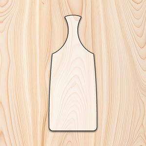Elegant Edge Cutting Board or Charcuterie Board Router Template for woodworking, perfect for shaping custom sized cutting boards, charcuterie boards, and custom projects.