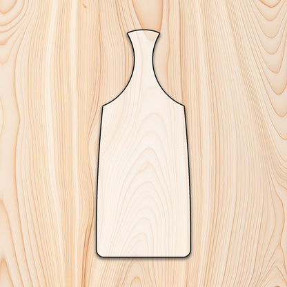 Elegant Edge Cutting Board or Charcuterie Board Router Template for woodworking, perfect for shaping custom sized cutting boards, charcuterie boards, and custom projects.