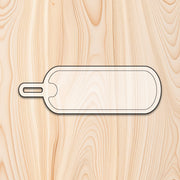Elongated Rounded Serving Tray or Board Acrylic Router Template
