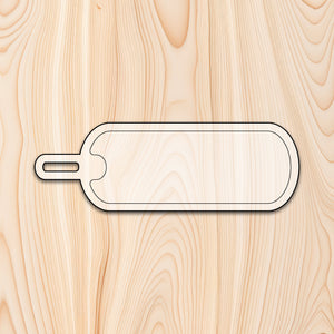 Elongated Rounded Serving Tray or Board Template for woodworking, perfect for shaping custom sized cutting boards, charcuterie boards, trays  and custom projects.