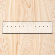Equal Distance Acrylic Measuring Ruler 12"